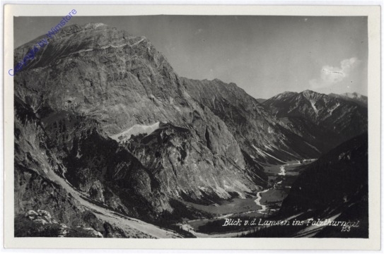 Schwaz, Blick v.d. Lamsen ins Falzthurntal
