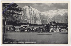 Seefeld, gegen das Wettersteingebirge