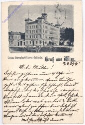 ak178410 Wien 1, Donau-Dampfschiffahrts-Gebäude