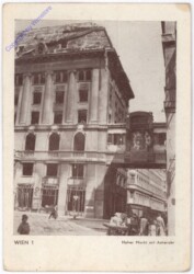 Wien 1, Serie "Verwüstetes Wien": Hoher Markt mit Ankeruhr
