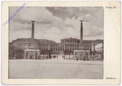 Wien 1, Serie "Verwüstetes Wien":  Schönbrunn