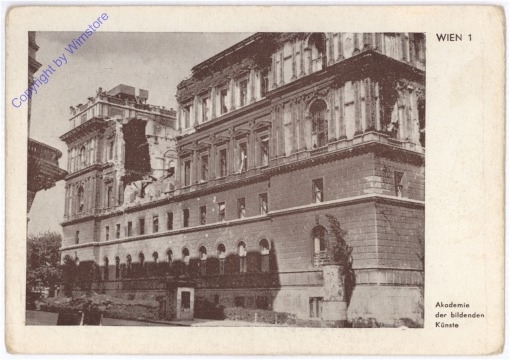 Wien 1, Serie "Verwüstetes Wien": Akademie der bildenden Künste