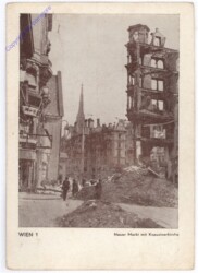 Wien 1, Serie "Verwüstetes Wien": Neuer Markt mit Kapuzinerkirche