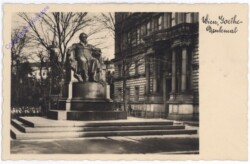 ak178435 Wien 1, Göthe-Denkmal