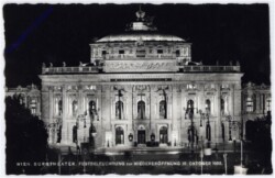 Wien 1, Burgtheater, Festbeleuchtung