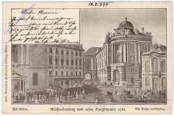 Wien 1, Michaelerplatz und altes Burgtheater