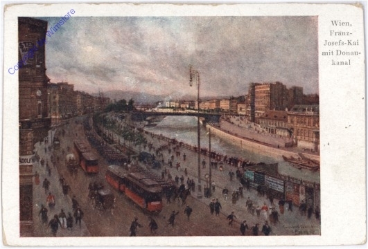 Wien 1, Franz Josefs-Kai mit Donaukanal