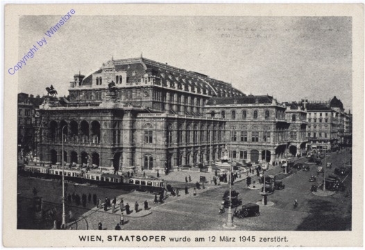 ak178516 Wien 1, Staatsoper wurde am 12. März 1945 zerstört