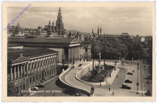 Wien 1, Parlament mit Rathaus