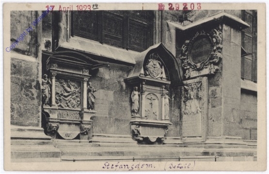 ak178575 Wien 1, Stephansdom, Detail