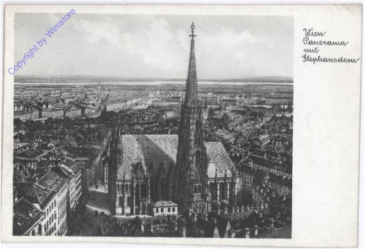 ak178582 Wien 1, Panorama mit Stephansdom