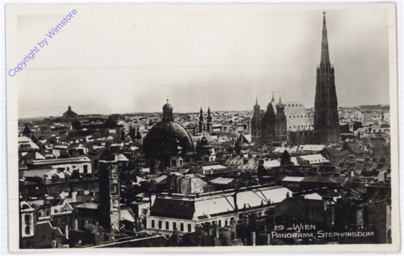 ak178601 Wien 1, Stephansdom, Panorama