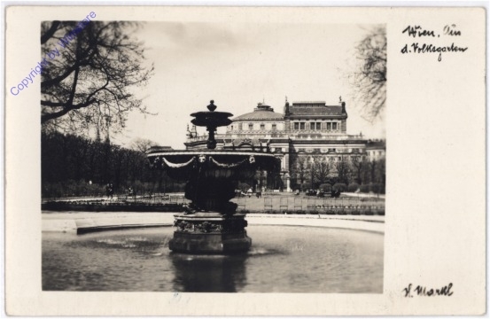 Wien 1, Volksgarten, Motiv