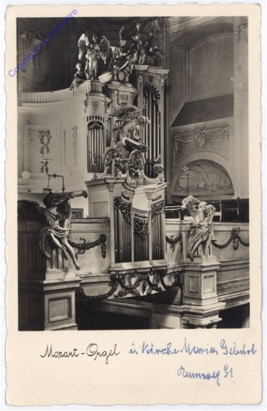 ak178643 Wien 3, Mozart-Orgel, Kirche Maria Geburt