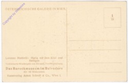 Wien 3, Belvedere, Barockmuseum, Maria mit dem Kind und Heiligen