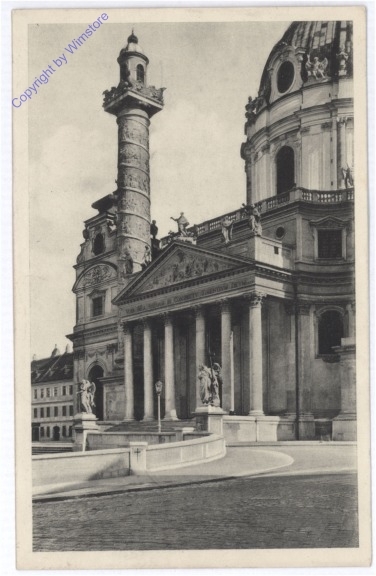 ak178668 Wien 4, Karlskirche