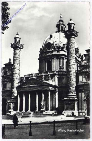 ak178669 Wien 4, Karlskirche