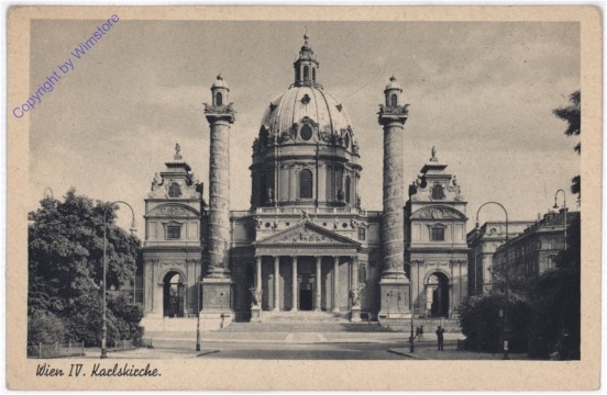 ak178672 Wien 4, Karlskirche