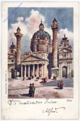 ak178673 Wien 4, Karlskirche