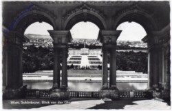 Wien 13, Schönbrunn, Blick von der Gloriette