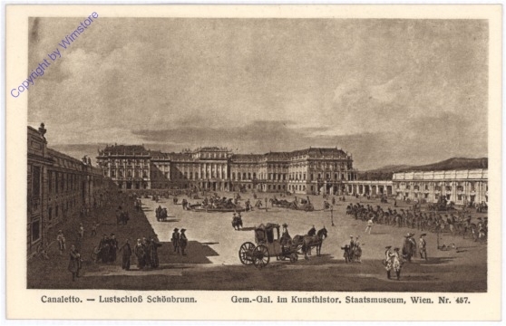 Wien 13, Schönbrunn, Schloss, Canaletto - Lustschloss