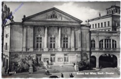 ak178804 Baden, Stadt-Theater