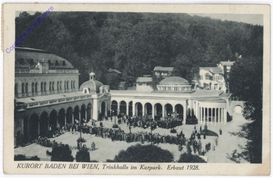 Baden, Trinkhalle im Kurpark