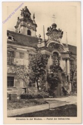 ak178864 Dürnstein, Portal der Stadtkirche