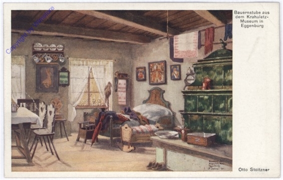 Eggenburg, Bauernstube aus dem Krahuletz-Museum