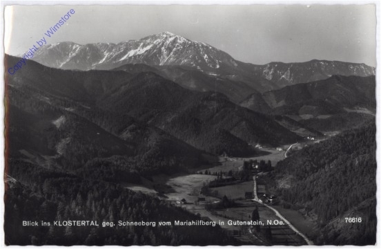 ak178918 Gutenstein, Blick ins Klostertal
