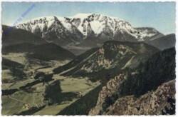 Hohe Wand, Blick gegen den Schneeberg