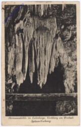 Kirchberg am Wechsel, Hermannshöhle im Eulenberge, Spitzenvorhang
