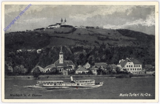 Marbach, Ansicht mit Maria Taferl