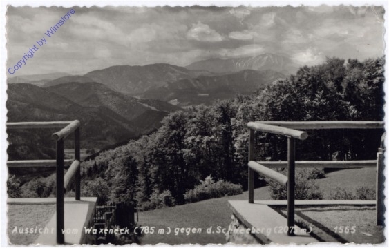Pernitz, Aussicht vom Waxeneck