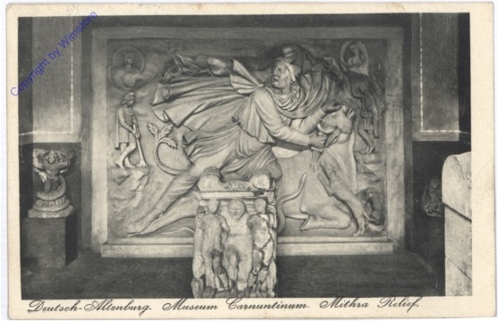 Petronell-Carnuntum, Museum, Mithra Relief