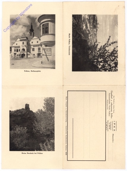 ak179327 Pulkau, Ansichten auf Kartenbrief