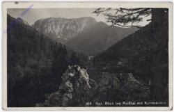 Rax, Blick ins Reißtal mit Kahlmäuern