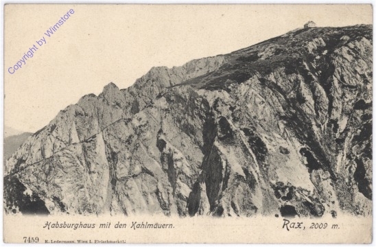 Rax, Habsburghaus mit Kahlmäuern