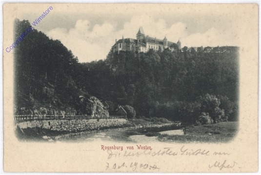 Rosenburg, von Westen