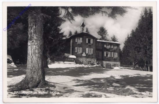 ak179396 Schaueregg, Hallerhaus am Wechsel