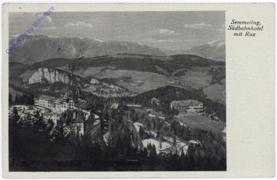 Semmering, Südbahnhotel mit Rax
