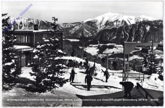 Semmering, Hirschenkogel, Lichtensteinhaus
