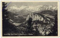 Semmering, Kalte Rinne, Polleroswand und Raxalpe