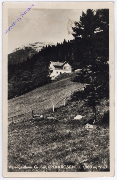 Semmering, Alpengasthaus Gruber, Preinergscheid