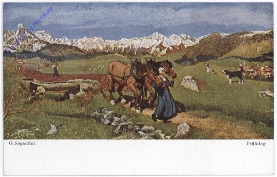 ak179852 Segantini G.: Frühling