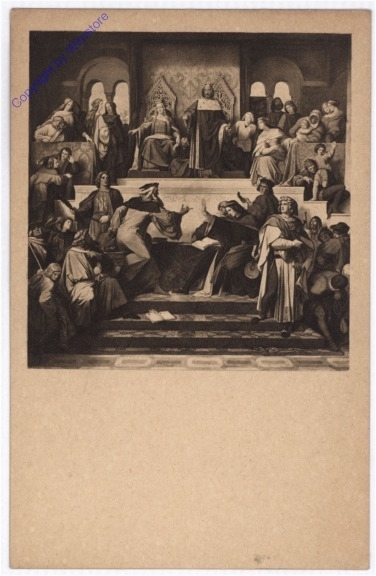 ak179855 Schwind Moritz v.: Der Sängerkrieg auf der Wartburg