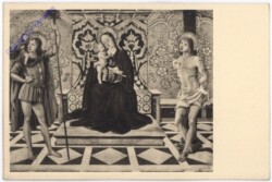 ak179856 Florenzo di Lorenzo: Madonna mit Heiligen