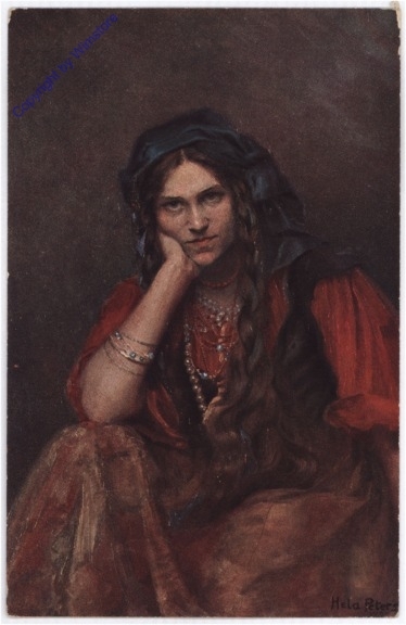 ak179894 Peters Hela: Im Zigeunerkleid