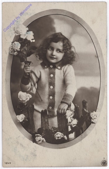 Mädchen mit Blumen