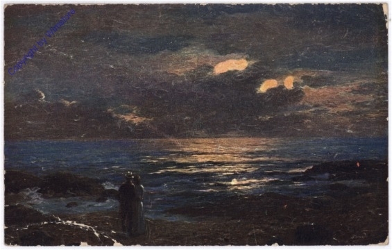 Nächtlicher Spaziergang am Strand
